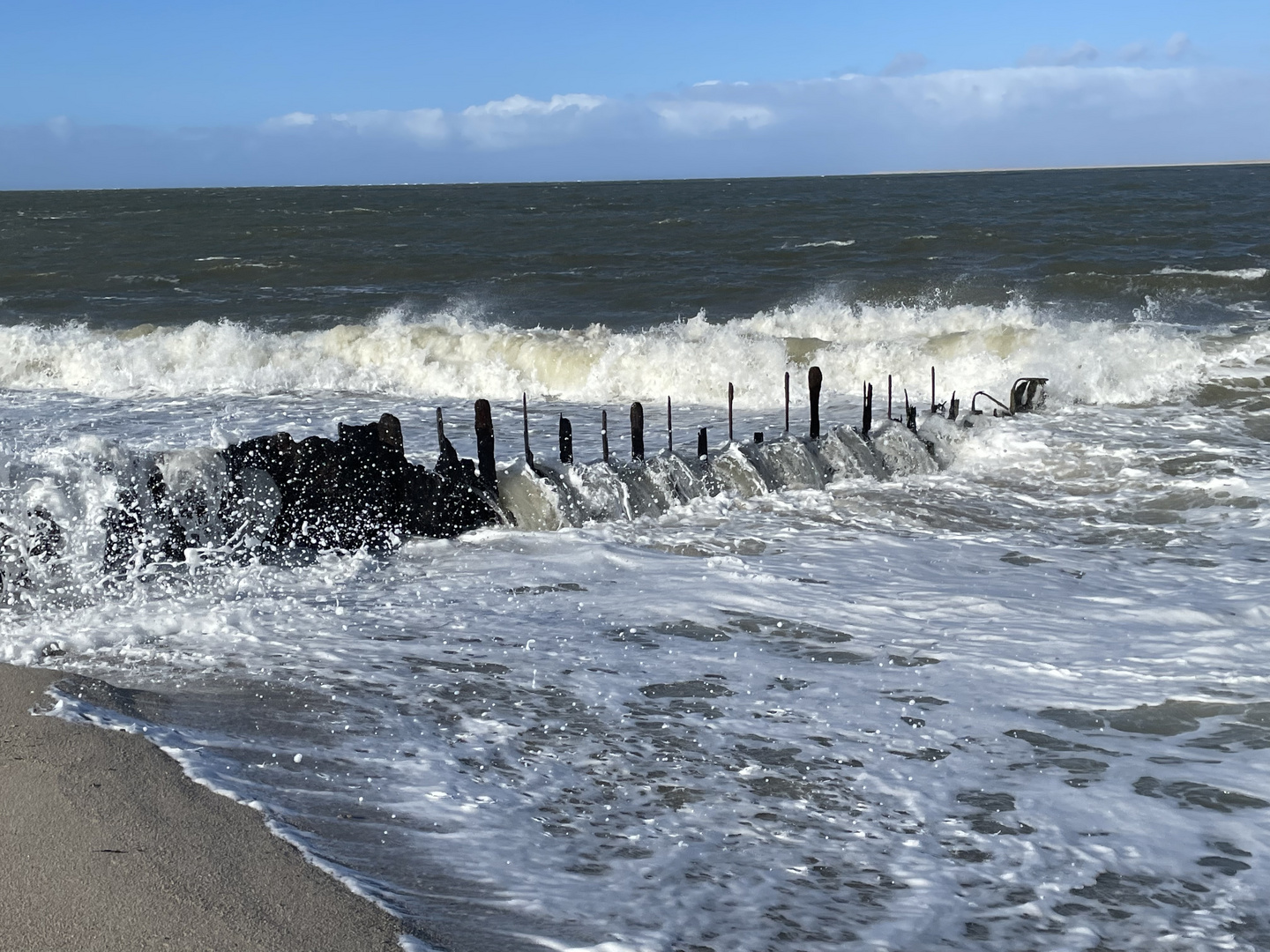 Raue See am Weststrand