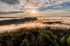 Rauenstein im Nebel