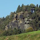 Rauenstein in der Sächsischen Schweiz mal von einem anderen Standort...