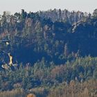 Rauenstein in der Sächsischen Schweiz mit dem vielen auf und ab...