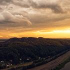 Rauenstein, Sächsische Schweiz, goldene Stunde