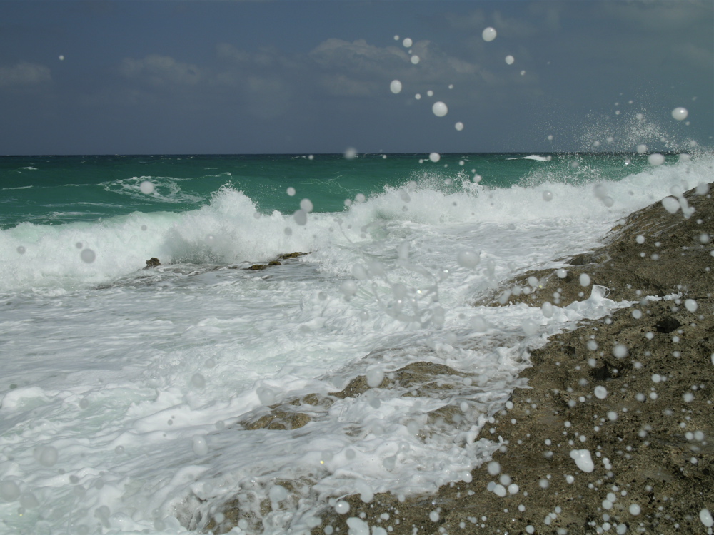 Rauhe See bei St. Francis - Stocking Island