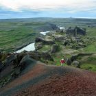 Rauðholar - Climbing the hill