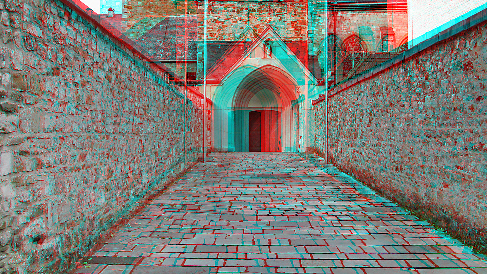 Raumbild mit Tiefenverlauf (3DBild mit Rot/CyanBrille betrachten