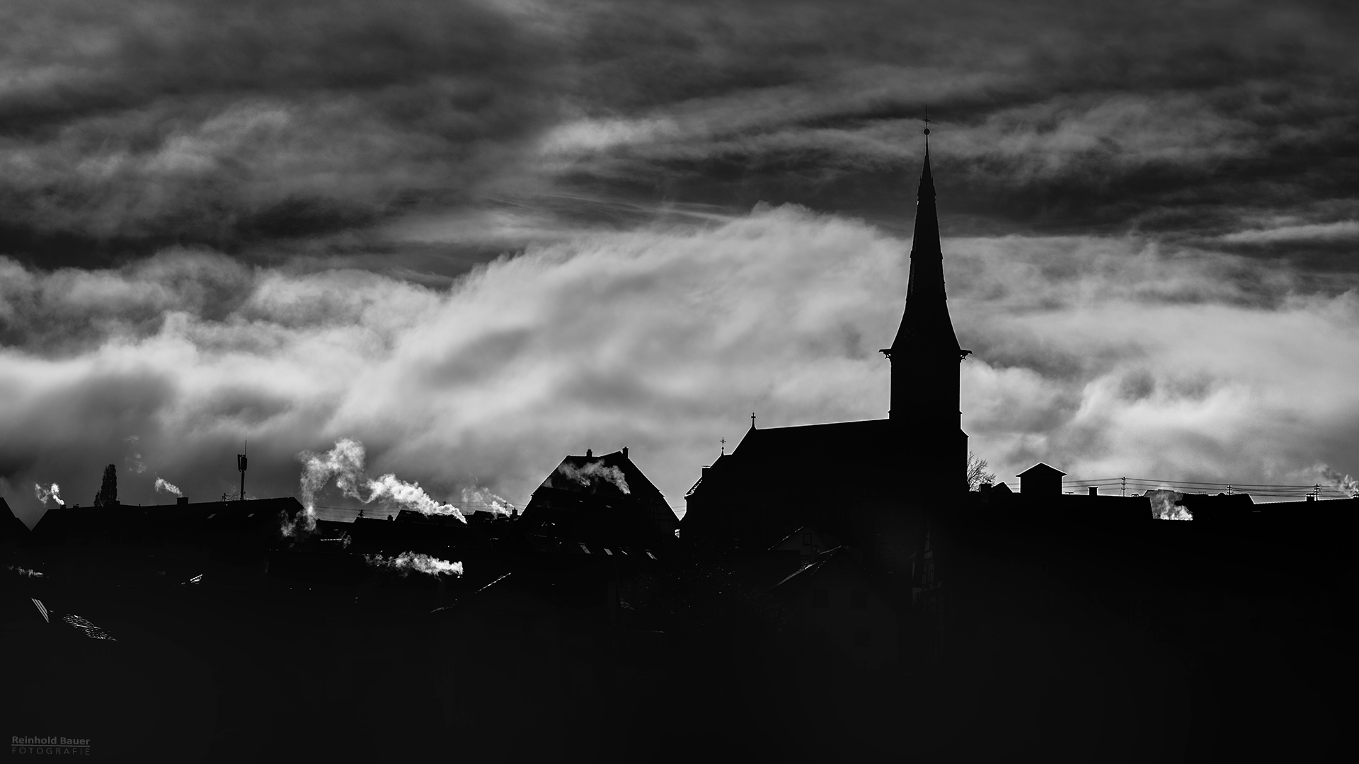 Raunacht- Foto & Bild | landschaften, winter, himmel Bilder auf