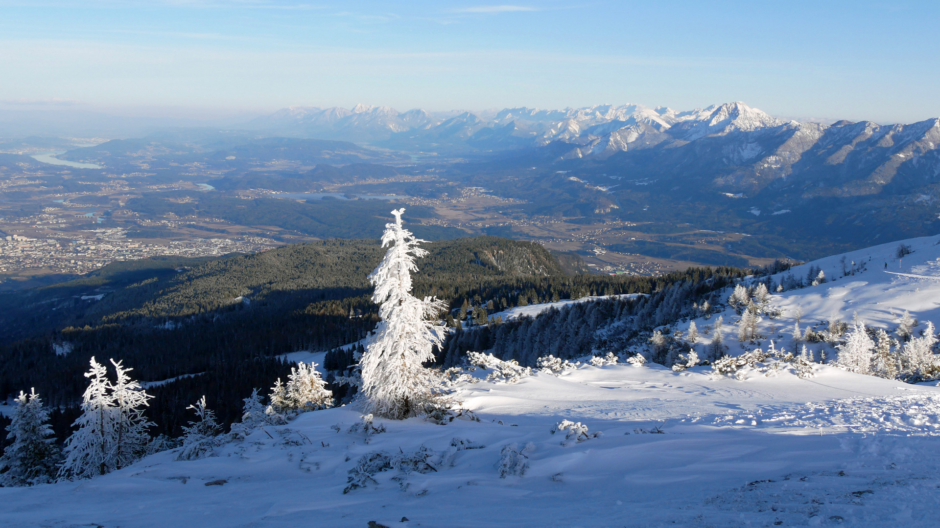 Raureif auf der Villacher Alpe