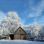 Raureif-Paradies am Waldstein