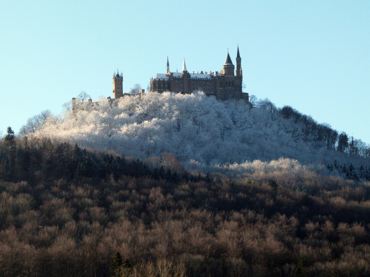 Raureifgrenze Burg Hohenzollern