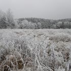 Raureiflandschaft in der Oberpfalz