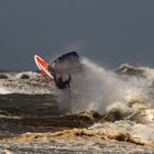 Raus aus der Suppe - Noordwijk aan Zee bei Sturm