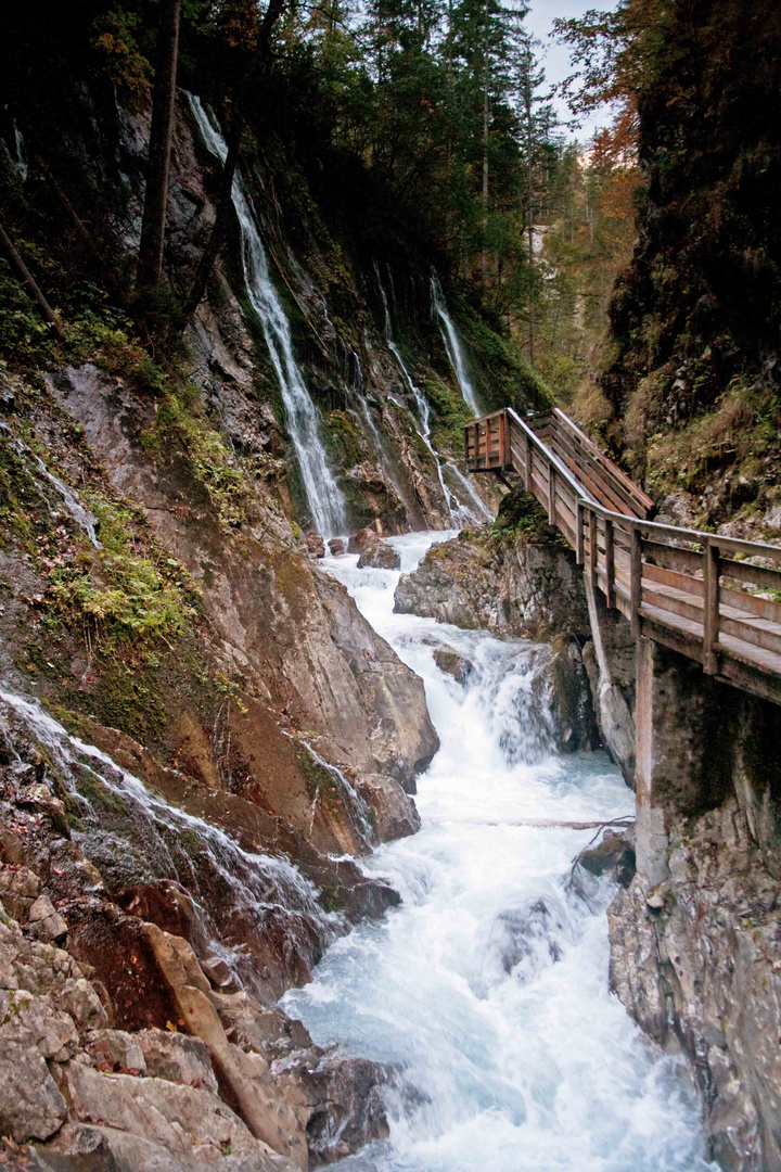 Rauschen in der Wimbachklamm