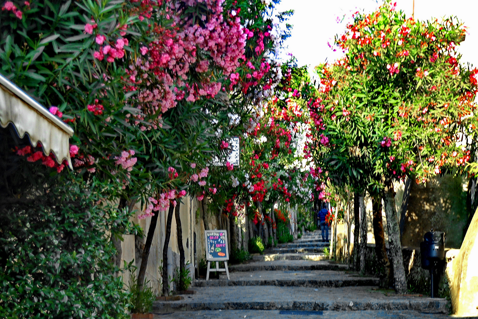 Ravello, bergauf