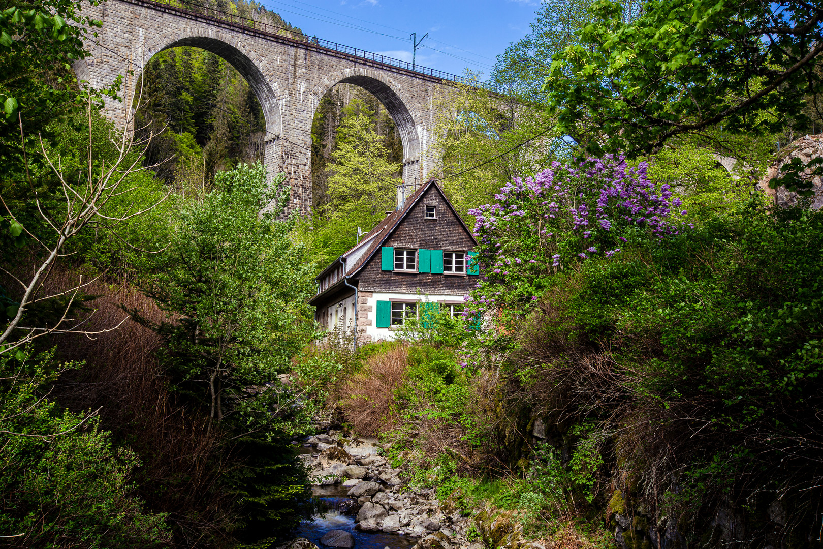 Ravennabrücke vor der Ravennaschlucht