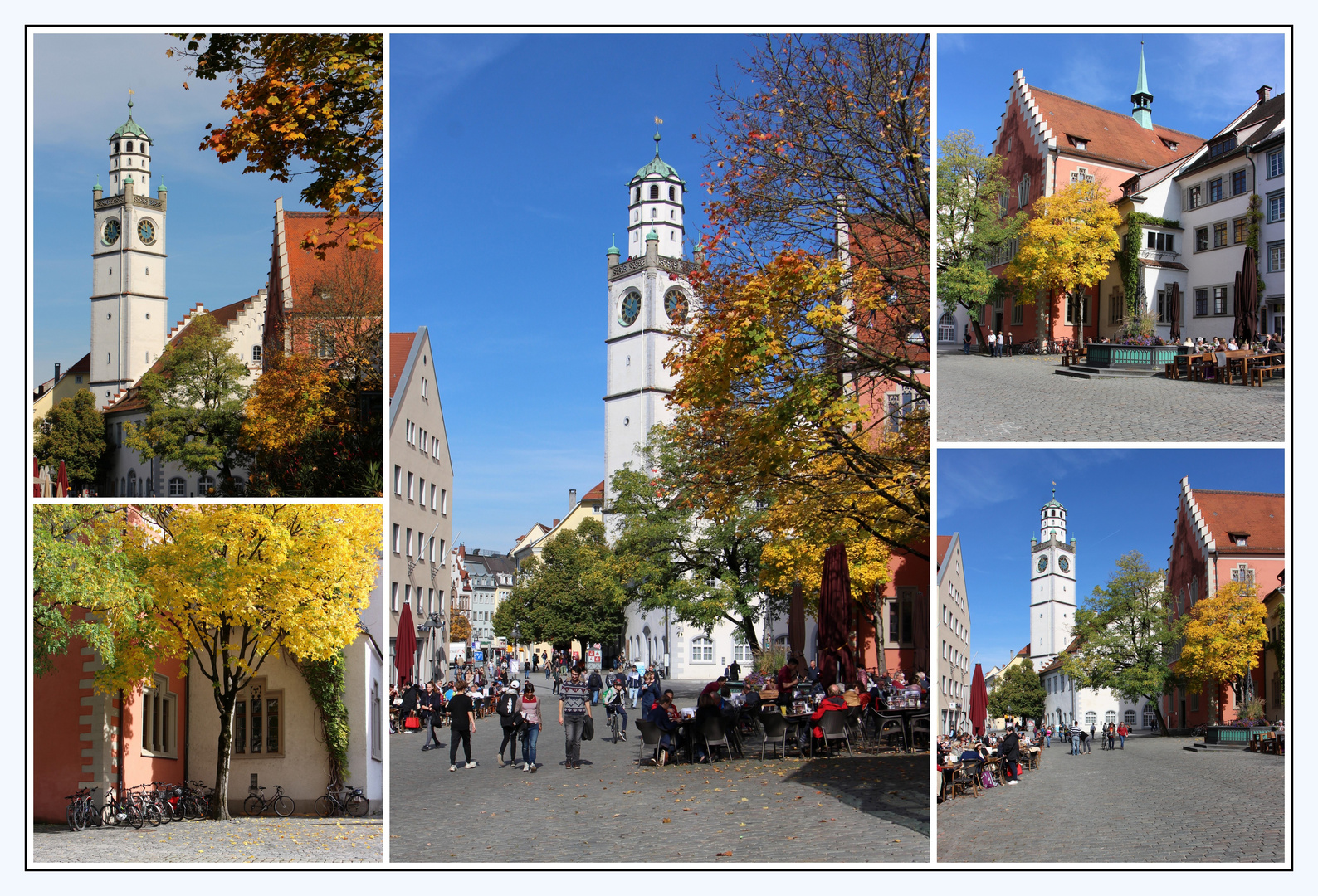 Ravensburg, Herbst in der Stadt