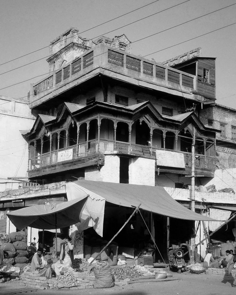 Rawalpindi Market - monochrome