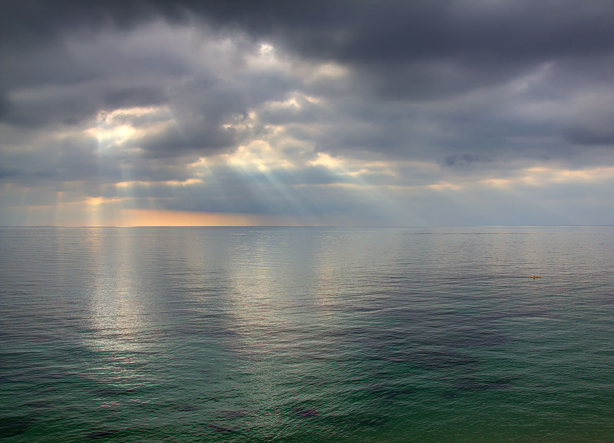 Rayos de luz veraniega