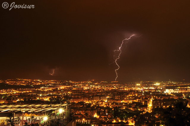 Rayos sobre Granada