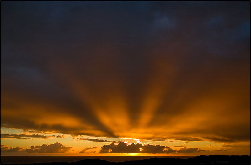 Rays of rain