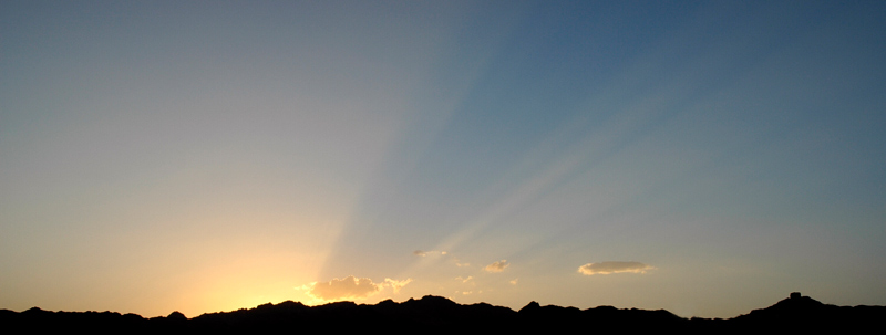 rays of shadow