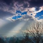 Rays over the church