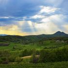 Rays over the sky