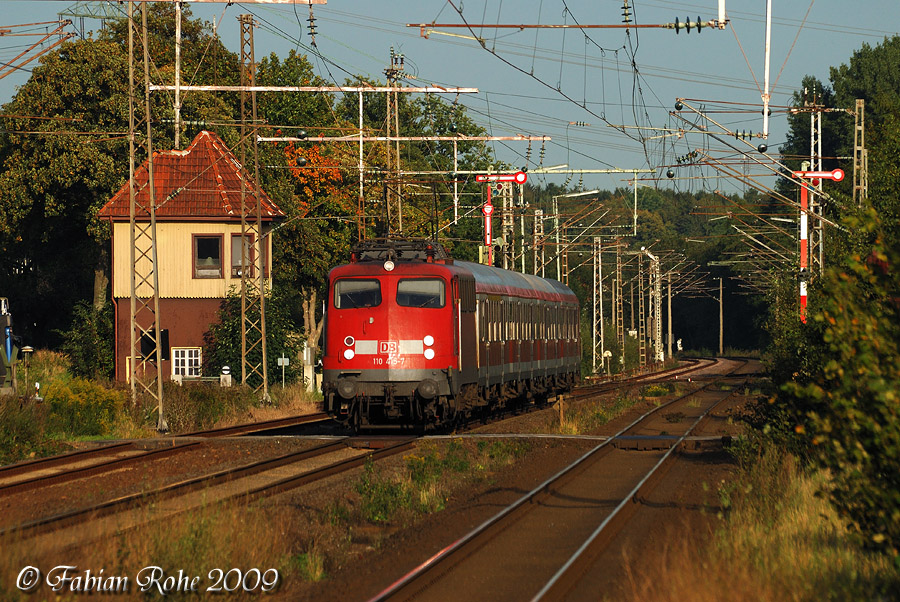 RB bei Abendsonne in Velpe(Westf)...