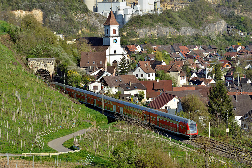 RB nach durchfart des Kirchbergtunnel