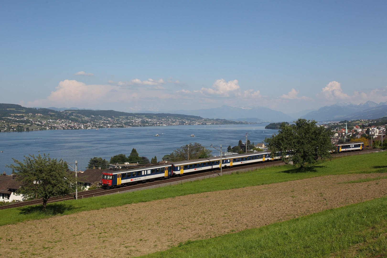 RBe 540 im Plandienst am Zürichsee