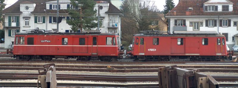 RBS De 4/4 102 und SZB De 4/4 103