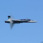 RCAF F-18 in transsonic flight