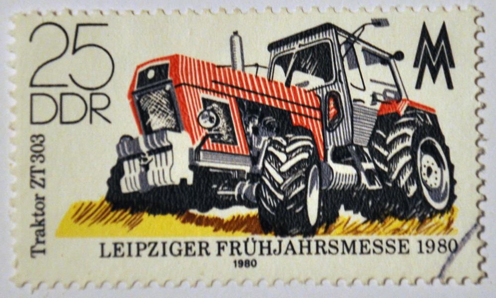 R.D.A. (DDR) Timbre à l'occasion de la foire agricole de Leipzig