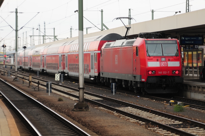 RE 4572 Strecke Mannheim - Frankfurt