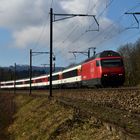 Re 460 unter Wolke