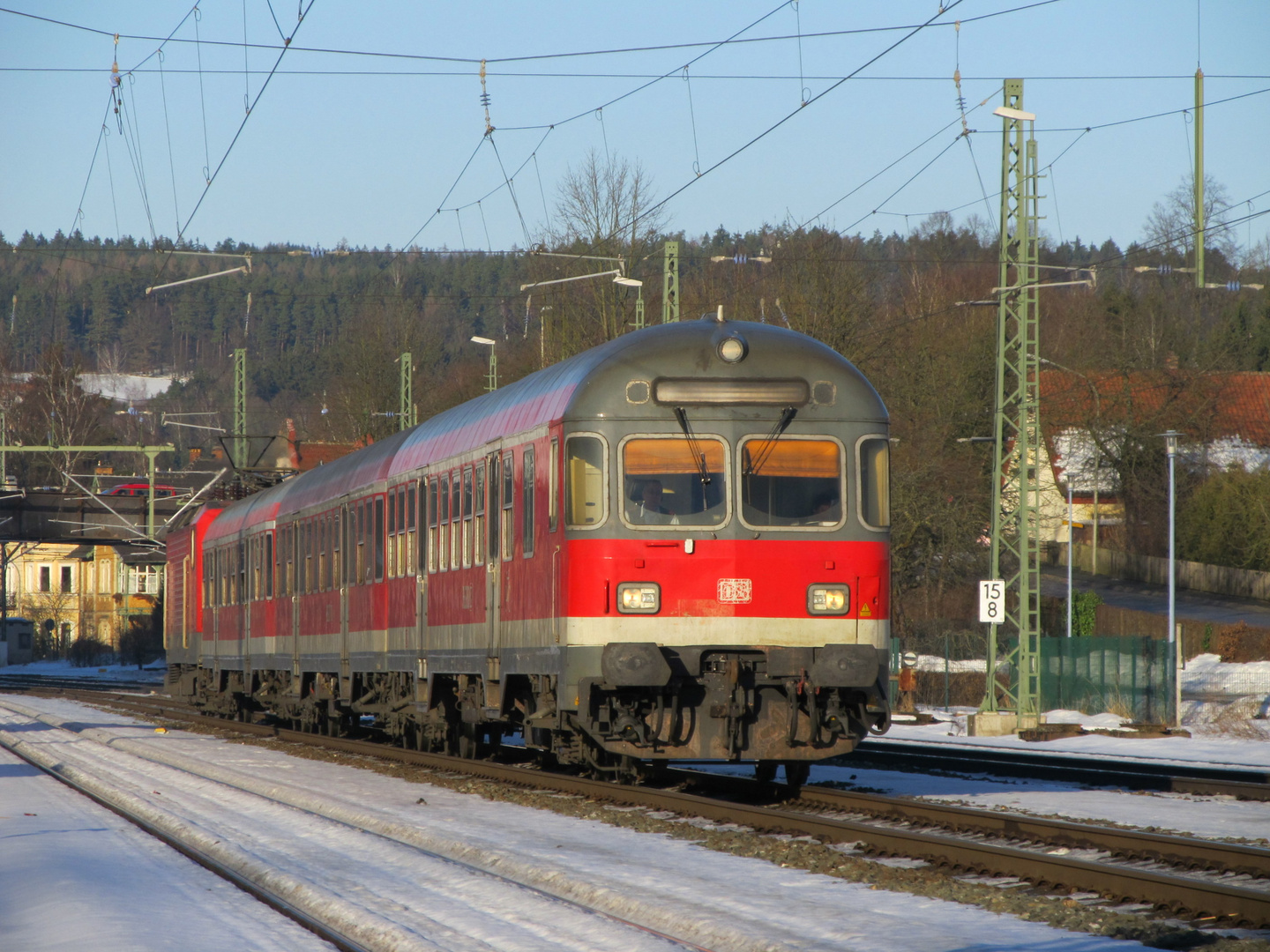 RE bei Tauwetter in Kronach