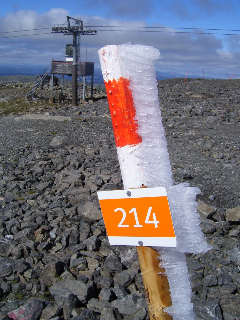 Åre im Sommer in 1274m Höhe über NN