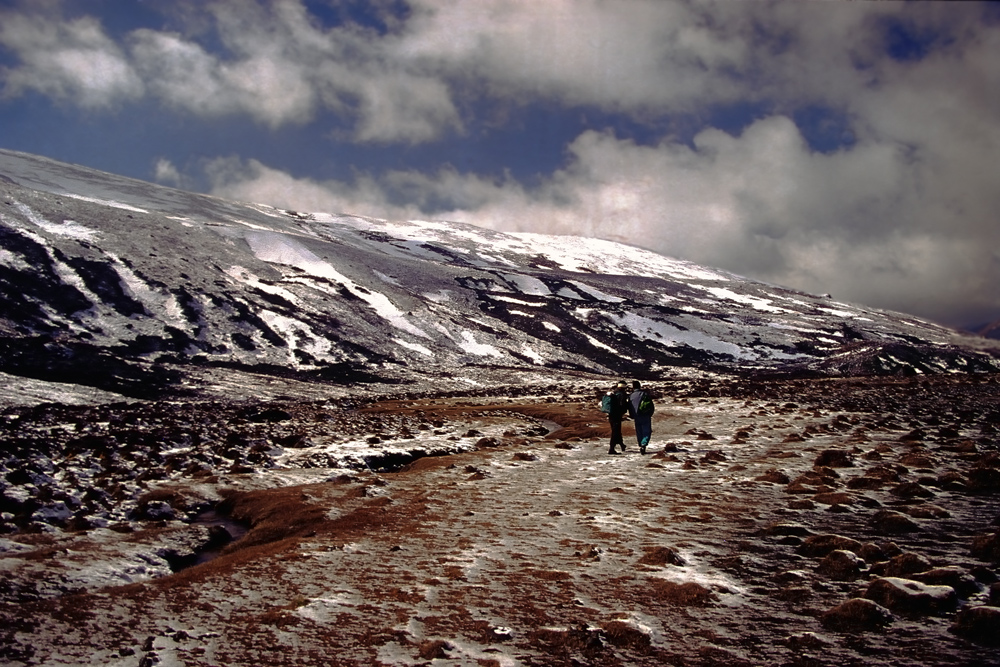 Reaching the end of the Labatama plateau