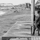 Reading at the beach