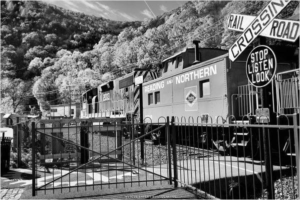 Reading & Northern Lehigh Gorge Train at Jim Thorpe, Pennsylvania