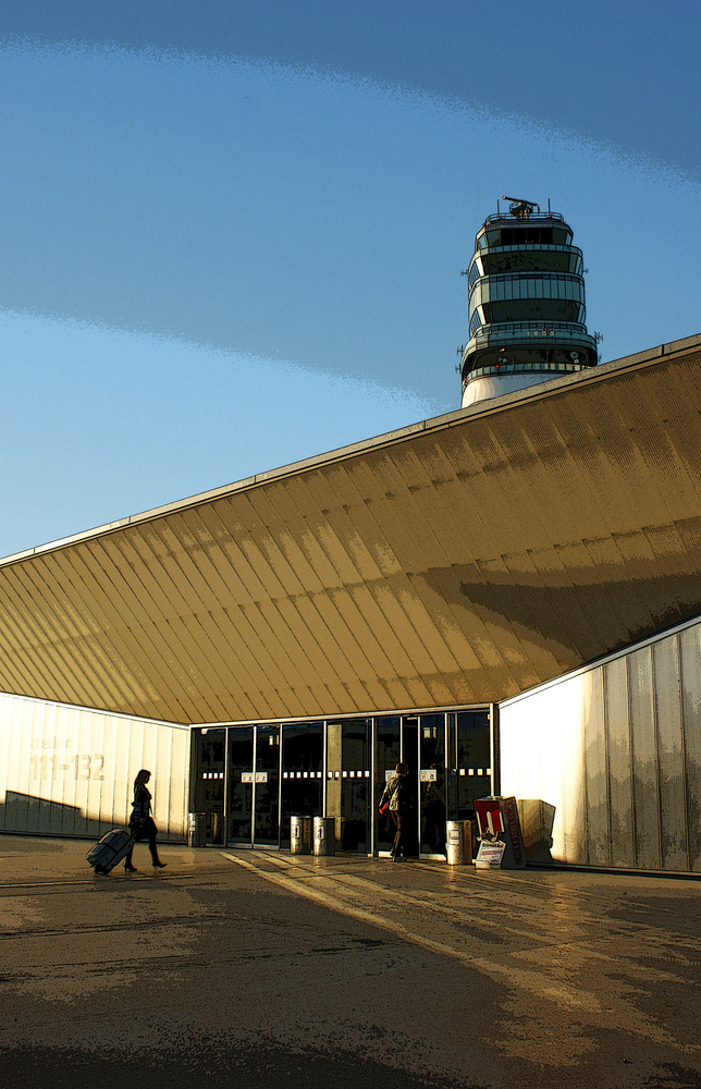 Ready for take off am Wiener Flughafen