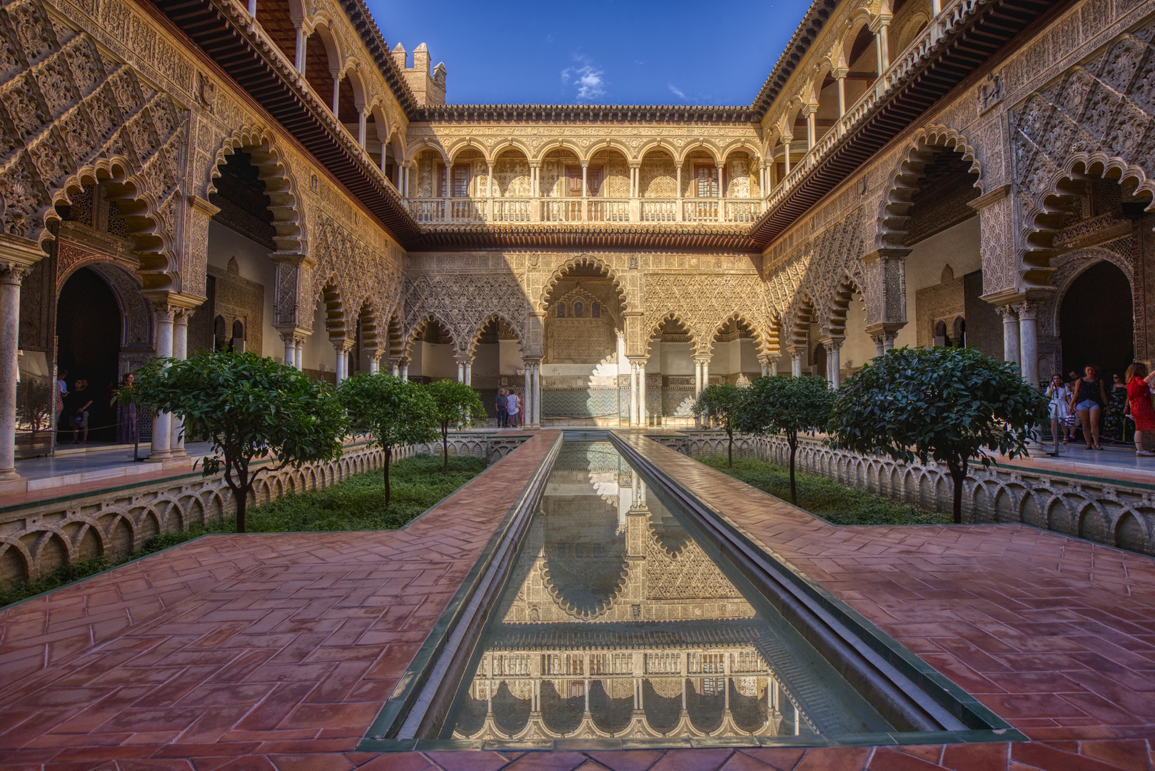 Minimalist Alcazar De Sevilla Exterior with Simple Decor