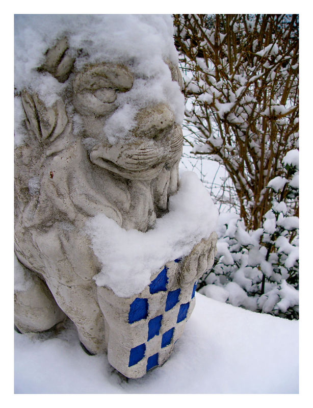 real bavarian snow...