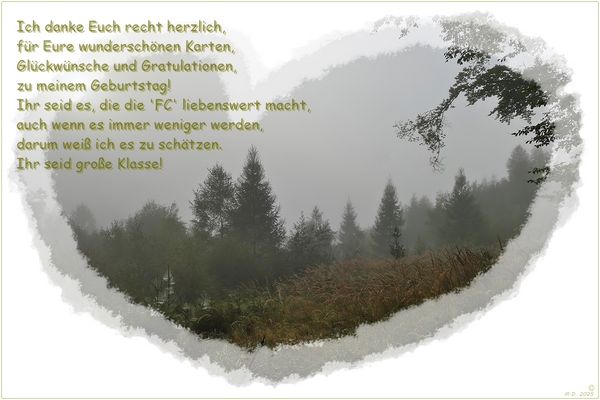 Recht herzlichen Dank!