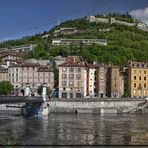 Rechts der Pont Saint-Laurent - Grenoble