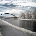 Recke Mittellandkanal - Blick auf den Kanalhafen