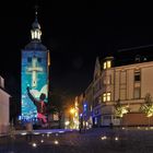 Recklinghausen leuchtet: Propsteikirche St Peter.