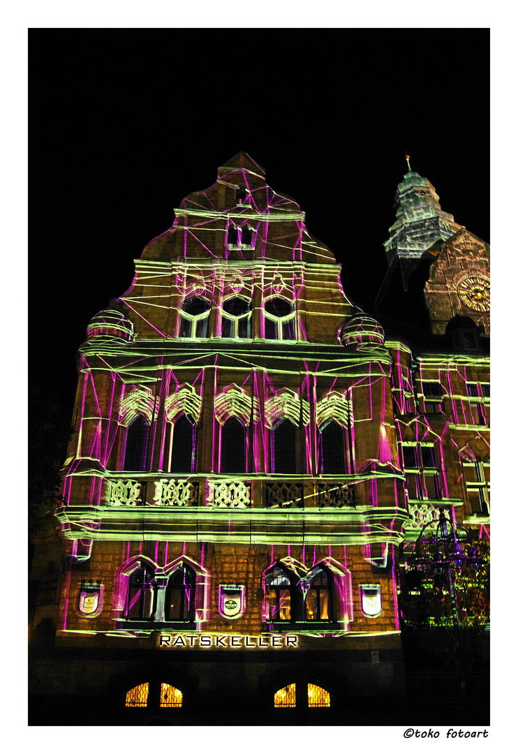 Recklinghausen leuchtet - Rathaus Recklinghausen II