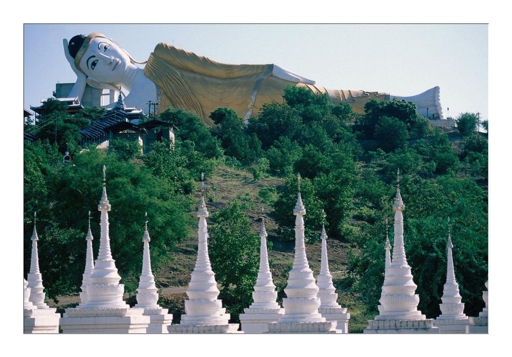 Reclining Buddha, Boditahtaung Pagode, Monywa