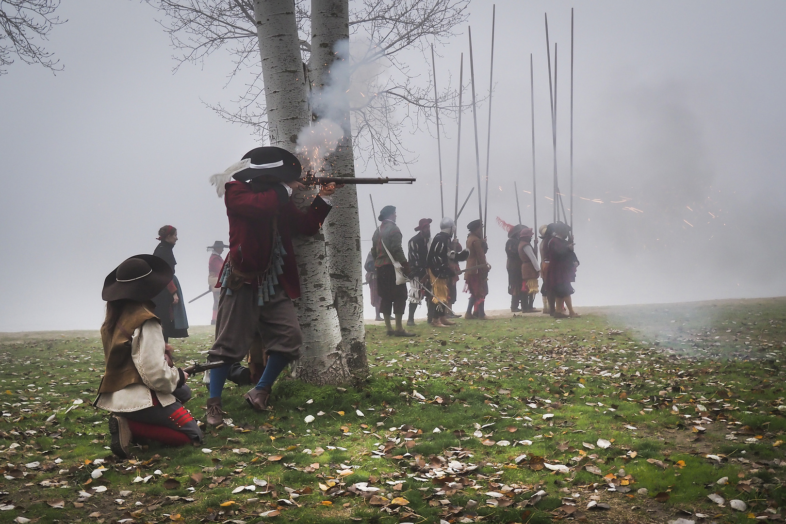 Recreación te la toma de la Isla de Bommel por El Tercio de Zamora.