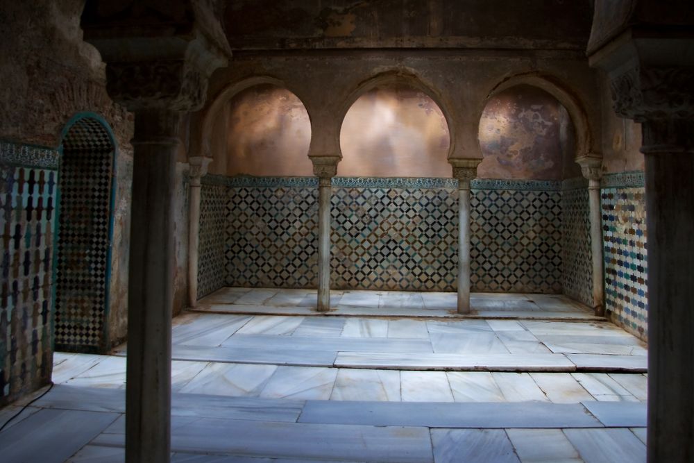 Recuerdos de la Alhambra VII Baños de luz