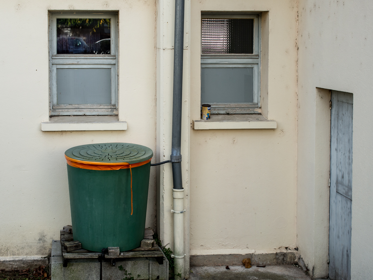 récupération d'eau de pluie à l'école maternelle 